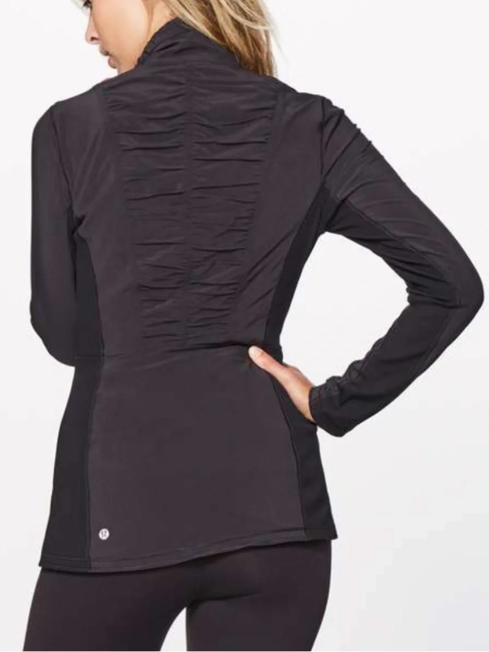 Lululemon Black Swift Round Trip Zip Up Jacket 4